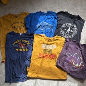 6-pack t-shirts women’s size L (SWA XL) Graphic T-Shirts - Multicolor Pack